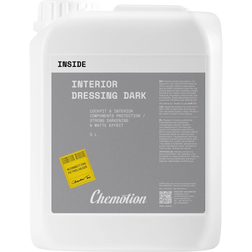 CHEMOTION DARK INTERIOR DRESSING 5L preparat do konserwacji plastików